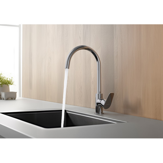 Смеситель для кухни Aquatek Бетта AQ1182CR, Цвет производителя: хром - фото 5