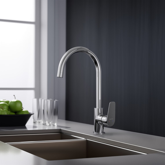 Смеситель для кухни Aquatek Бетта AQ1182CR, Цвет производителя: хром - фото 6