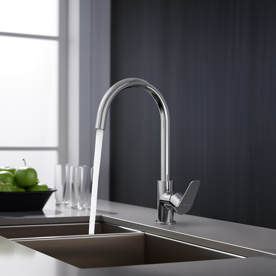 Смеситель для кухни Aquatek Бетта AQ1182CR, Цвет производителя: хром - фото 7