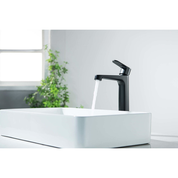 Смеситель для раковины высокий Aquatek Оберон AQ1204MB, чёрный матовый, Цвет производителя: чёрный матовый - фото, картинка 8 Смеситель для раковины высокий Aquatek Оберон AQ1204MB, чёрный матовый, Цвет производителя: чёрный матовый - фото 8