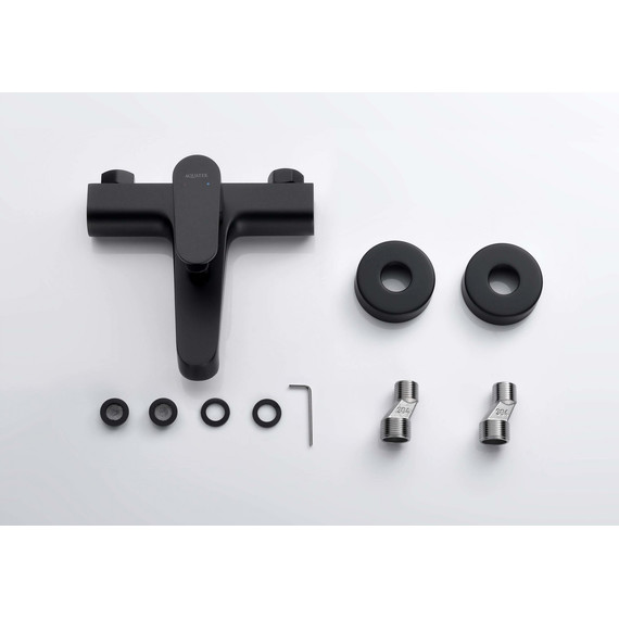 Смеситель для ванны Aquatek Оберон AQ1240MB, чёрный матовый, Цвет производителя: чёрный матовый - фото 4