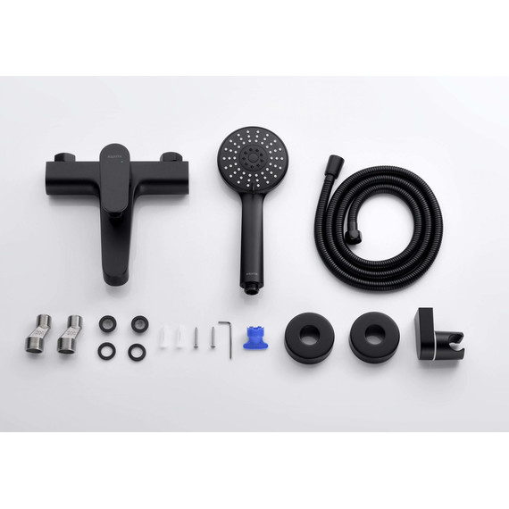 Смеситель для ванны Aquatek Оберон AQ1249MB, чёрный матовый, Цвет производителя: чёрный матовый - фото 15