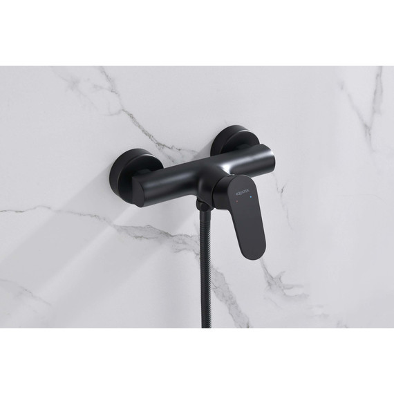 Смеситель для душа Aquatek Оберон AQ1260MB, чёрный матовый, Цвет производителя: чёрный матовый - фото 4