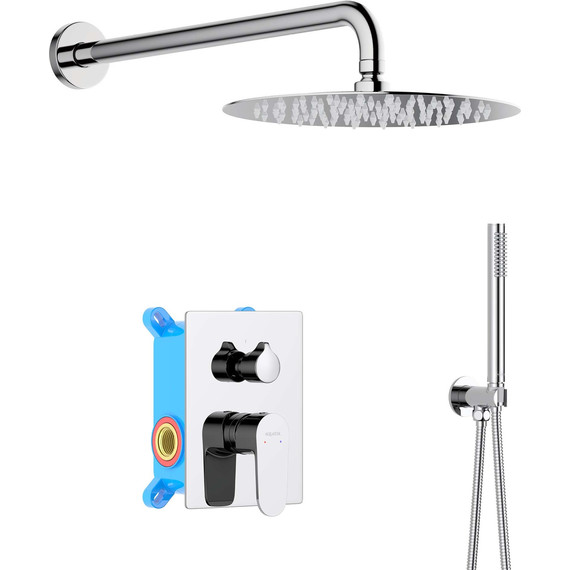 Душевая система для душа Aquatek Оберон AQ1272CR (со скрытой частью), Цвет производителя: хром - фото 5