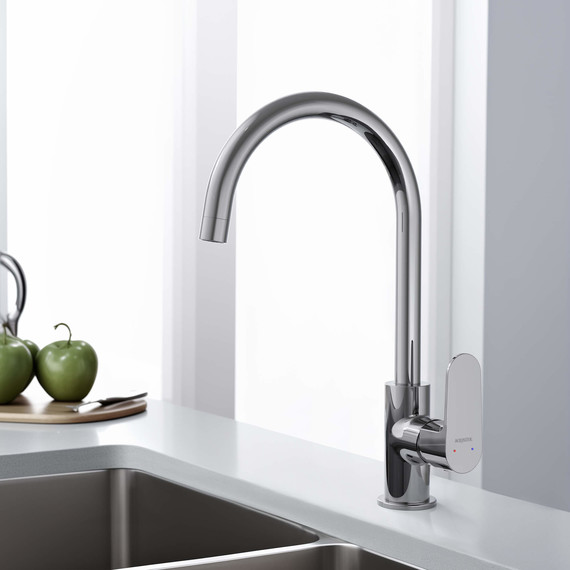 Смеситель для кухни Aquatek Оберон AQ1282CR, Цвет производителя: хром - фото 6