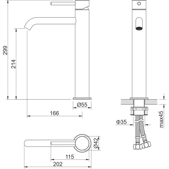 Смеситель для раковины высокий Aquatek Европа AQ1304CR, Цвет производителя: хром - фото, картинка 9 Смеситель для раковины высокий Aquatek Европа AQ1304CR, Цвет производителя: хром - фото 9