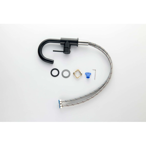 Смеситель для раковины Aquatek Европа AQ1307MB, чёрный матовый, Цвет производителя: чёрный матовый - фото, картинка 11 Смеситель для раковины Aquatek Европа AQ1307MB, чёрный матовый, Цвет производителя: чёрный матовый - фото 11