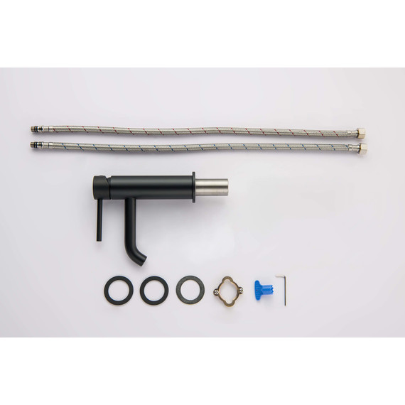 Смеситель для раковины Aquatek Европа AQ1310MB, чёрный матовый, Цвет производителя: чёрный матовый - фото 4