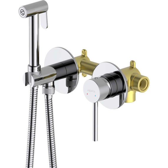 Набор для гигиенического душа Aquatek Европа AQ1319CR (со скрытой частью) - фото 4