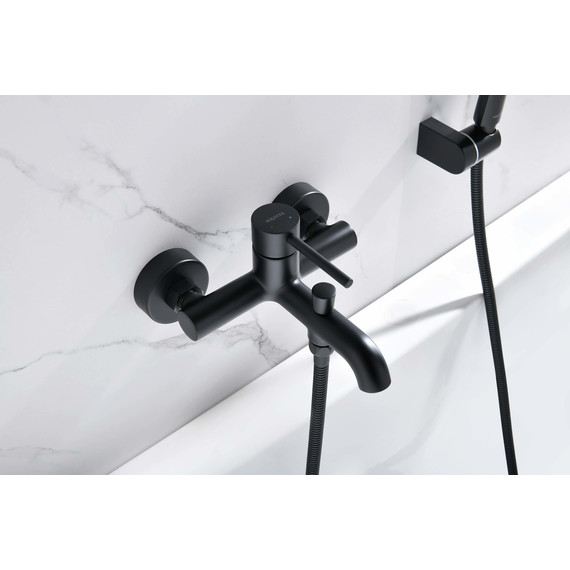 Смеситель для ванны Aquatek Европа AQ1340MB, чёрный матовый, Цвет производителя: чёрный матовый - фото 3