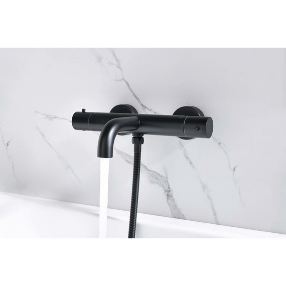 Смеситель для ванны Aquatek Европа AQ1343MB, чёрный матовый, Цвет производителя: чёрный матовый - фото 5