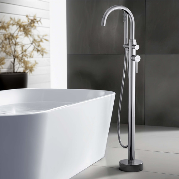 Смеситель для ванны Aquatek Европа AQ1345CR, Цвет производителя: хром - фото 2