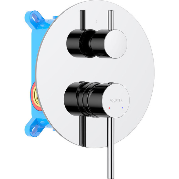 Смеситель для ванны Aquatek Европа AQ1346CR (со скрытой частью), Цвет производителя: хром - фото 2