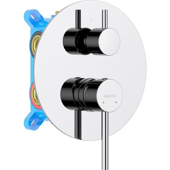 Смеситель для ванны Aquatek Европа AQ1347CR (со скрытой частью), Цвет производителя: хром - фото 2