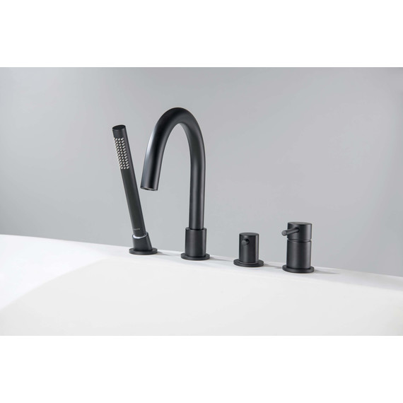 Смеситель для ванны Aquatek Европа AQ1348MB, чёрный матовый, Цвет производителя: чёрный матовый - фото 5