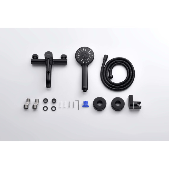 Смеситель для ванны Aquatek Европа AQ1349MB, чёрный матовый, Цвет производителя: чёрный матовый - фото 12