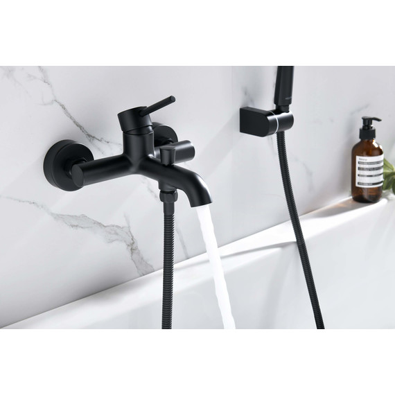 Смеситель для ванны Aquatek Европа AQ1349MB, чёрный матовый, Цвет производителя: чёрный матовый - фото 5