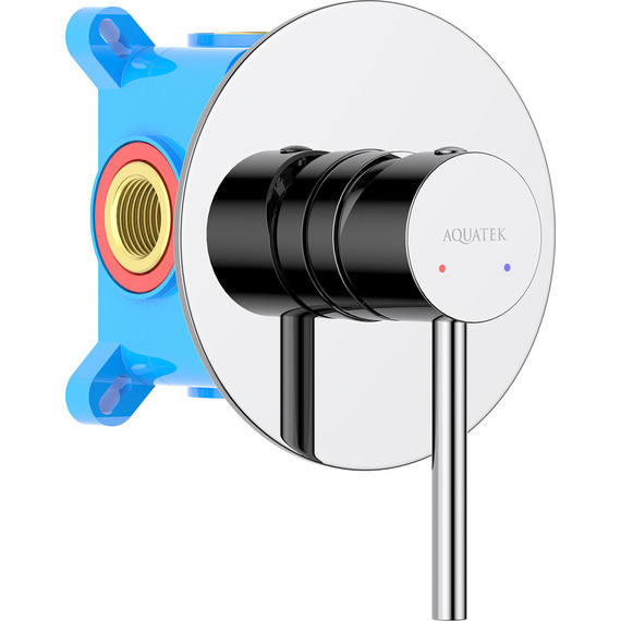 Смеситель для душа Aquatek Европа AQ1366CR (со скрытой частью), Цвет производителя: хром - фото 2