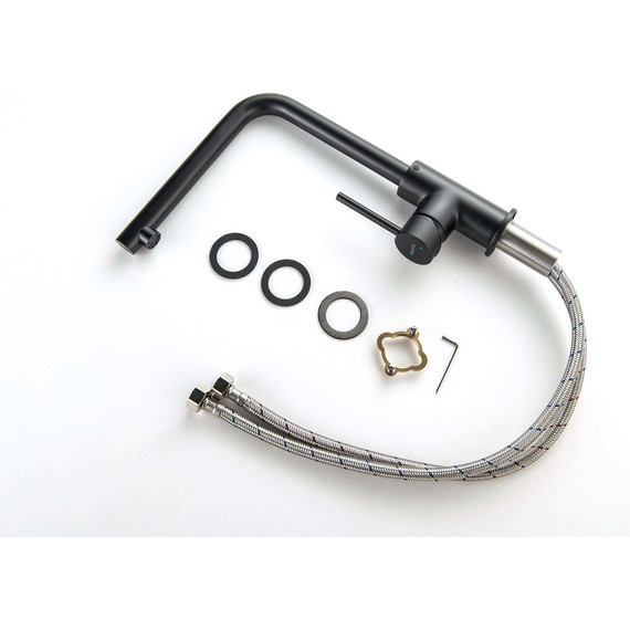 Смеситель для кухни Aquatek Европа AQ1380MB, чёрный матовый, Цвет производителя: чёрный матовый - фото 9