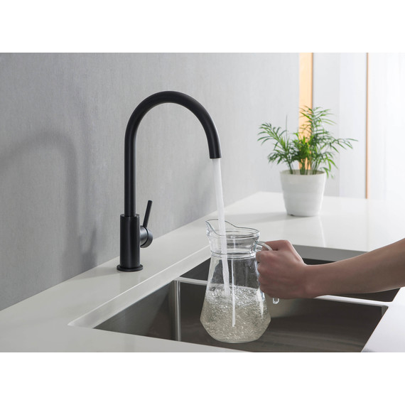 Смеситель для кухни Aquatek Европа AQ1382MB, чёрный матовый, Цвет производителя: чёрный матовый - фото 5