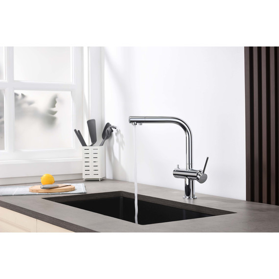 Смеситель для кухни Aquatek Европа AQ1385CR, Цвет производителя: хром - фото 2