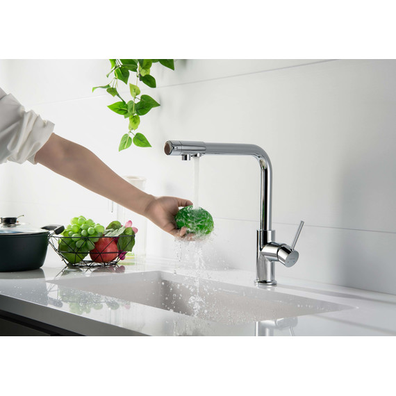 Смеситель для кухни Aquatek Европа AQ1386CR, Цвет производителя: хром - фото 7