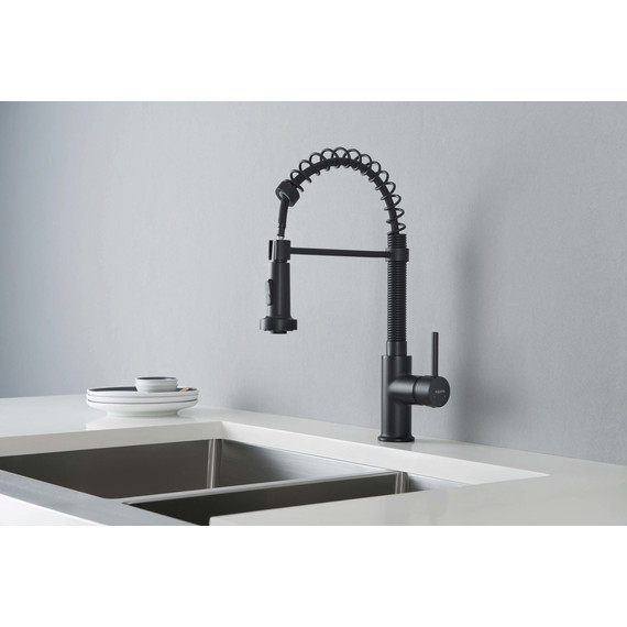 Смеситель для кухни Aquatek Европа AQ1387MB, чёрный матовый, Цвет производителя: чёрный матовый - фото 3