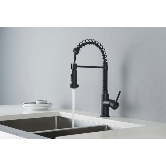 Смеситель для кухни Aquatek Европа AQ1387MB, чёрный матовый, Цвет производителя: чёрный матовый - фото 4