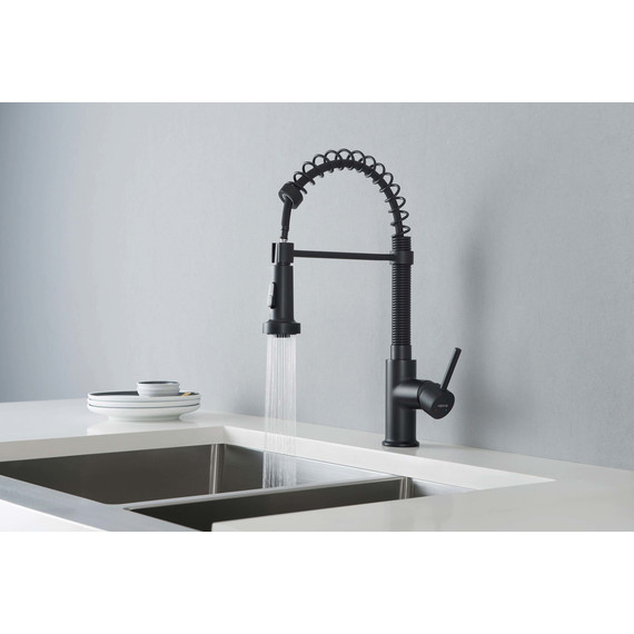 Смеситель для кухни Aquatek Европа AQ1387MB, чёрный матовый, Цвет производителя: чёрный матовый - фото 5