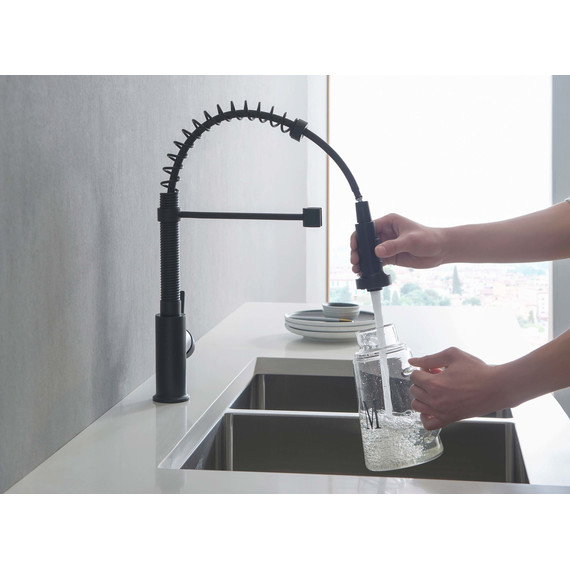 Смеситель для кухни Aquatek Европа AQ1387MB, чёрный матовый, Цвет производителя: чёрный матовый - фото 7