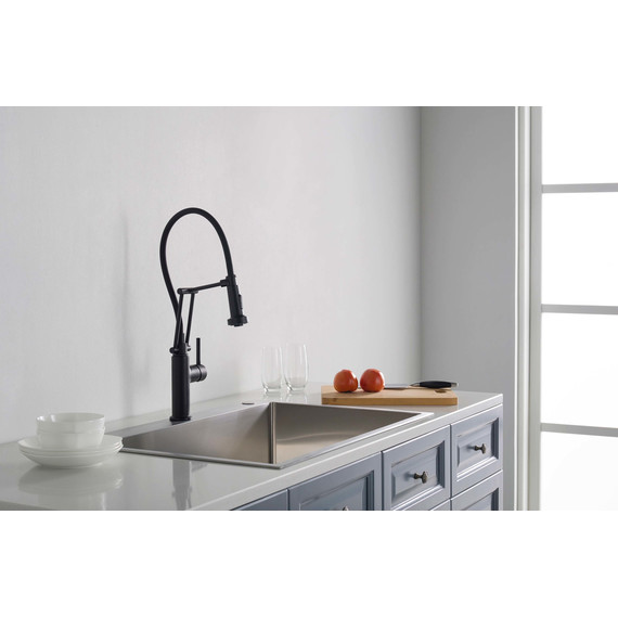 Смеситель для кухни Aquatek Европа AQ1388MB, чёрный матовый, Цвет производителя: чёрный матовый - фото 2