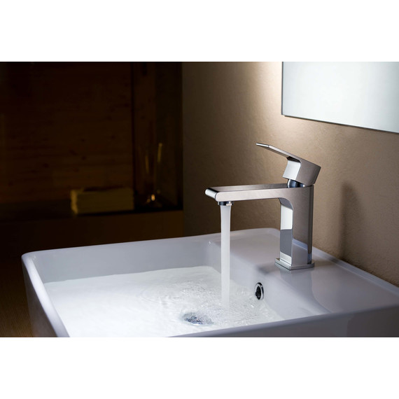 Смеситель для раковины Aquatek Лира AQ1410CR, Цвет производителя: хром - фото, картинка 2 Смеситель для раковины Aquatek Лира AQ1410CR, Цвет производителя: хром - фото 2