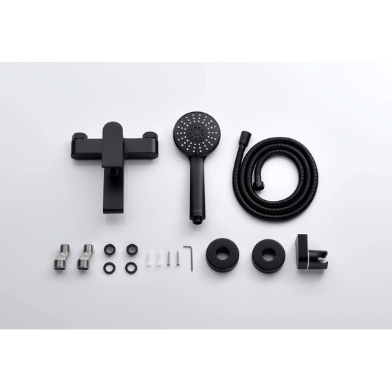 Смеситель для ванны Aquatek Лира AQ1449MB, чёрный матовый, Цвет производителя: чёрный матовый - фото 5