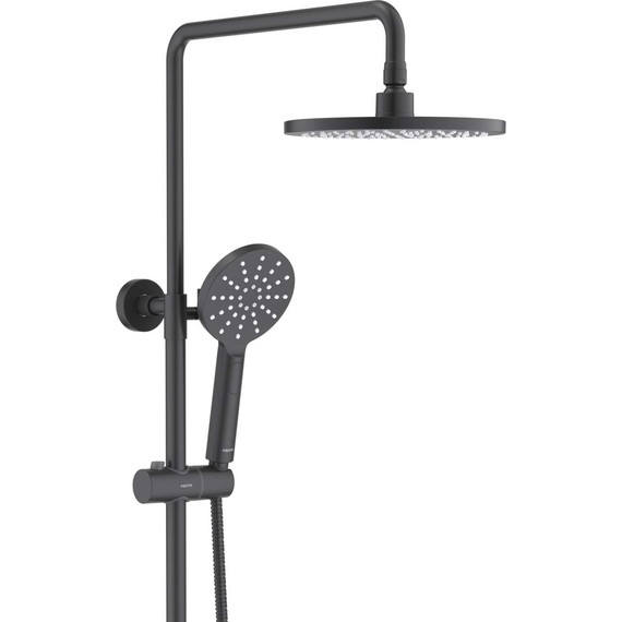 Душевая стойка Aquatek Бетта AQ2140MB, чёрный матовый, Цвет производителя: чёрный матовый - фото 3