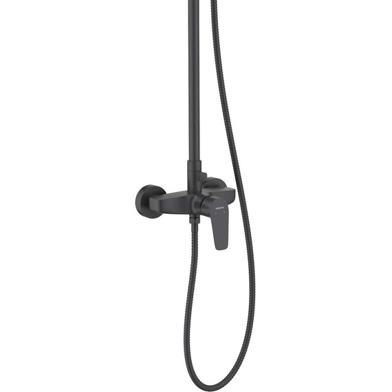 Душевая стойка Aquatek Бетта AQ2160MB, чёрный матовый, Цвет производителя: чёрный матовый - фото 3