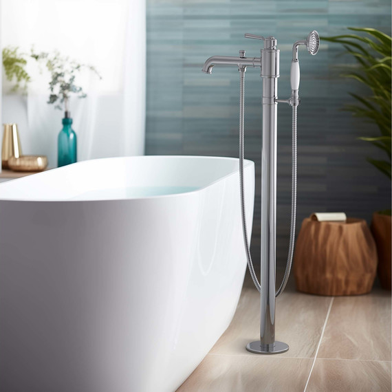 Смеситель для ванны Aquatek Классик AQ1545CR, Цвет производителя: хром - фото 3