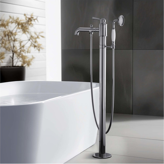 Смеситель для ванны Aquatek Классик AQ1545CR, Цвет производителя: хром - фото 7