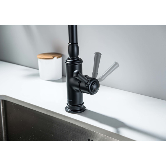 Смеситель для кухни Aquatek Классик AQ1580MB, чёрный матовый, Цвет производителя: чёрный матовый - фото 9
