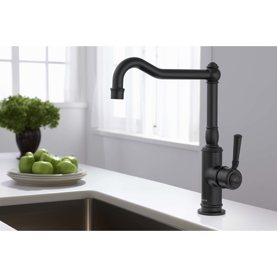Смеситель для кухни Aquatek Классик AQ1580MB, чёрный матовый, Цвет производителя: чёрный матовый - фото 2