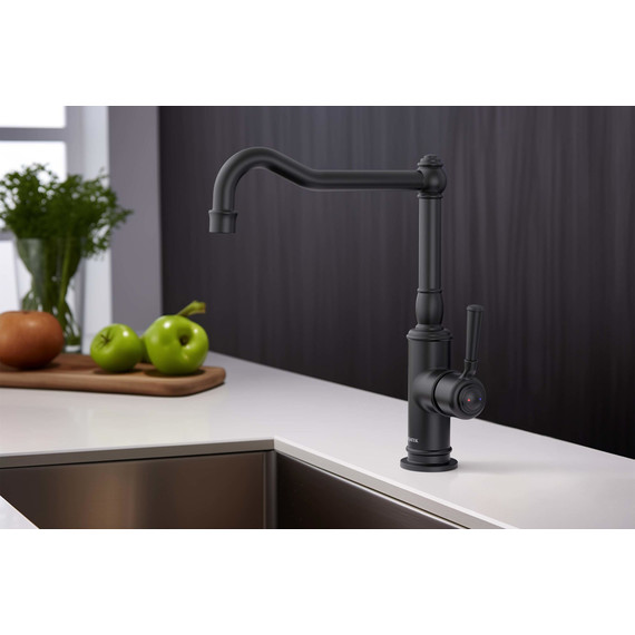 Смеситель для кухни Aquatek Классик AQ1580MB, чёрный матовый, Цвет производителя: чёрный матовый - фото 4