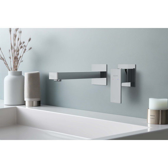 Смеситель для раковины настенный Aquatek Либра AQ1613CR, Цвет производителя: хром - фото 2