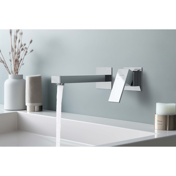 Смеситель для раковины настенный Aquatek Либра AQ1613CR, Цвет производителя: хром - фото 3