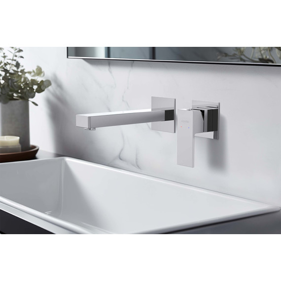 Смеситель для раковины настенный Aquatek Либра AQ1613CR, Цвет производителя: хром - фото 4