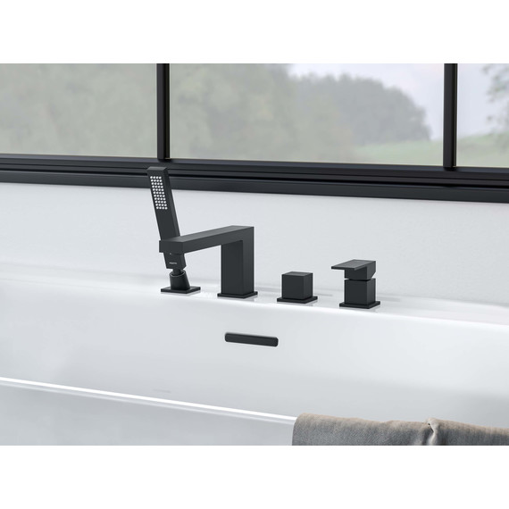 Смеситель для ванны Aquatek Либра AQ1648MB, чёрный матовый, Цвет производителя: чёрный матовый - фото 2