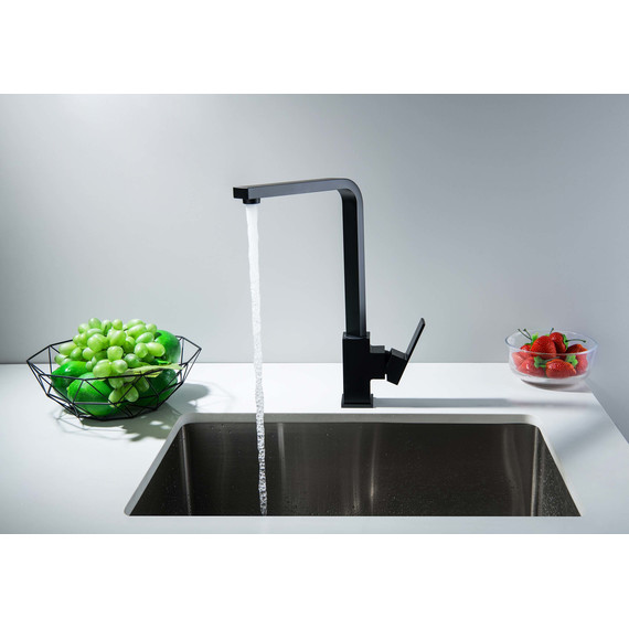 Смеситель для кухни Aquatek Либра AQ1680MB, чёрный матовый, Цвет производителя: чёрный матовый - фото 10