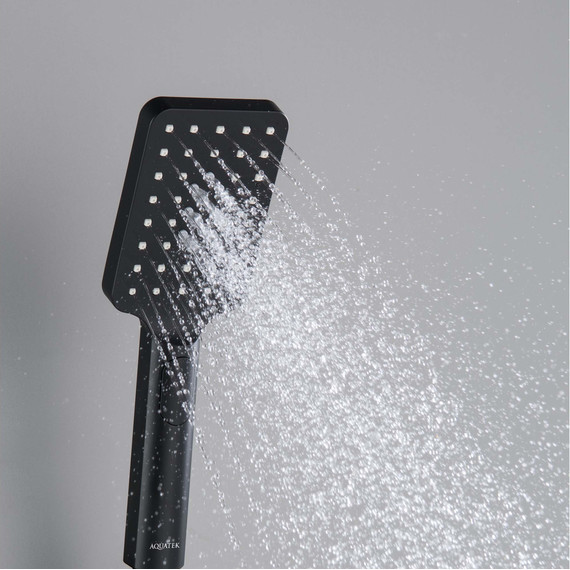 Ручной душ Aquatek Лира AQ2005MB, чёрный матовый - фото 4
