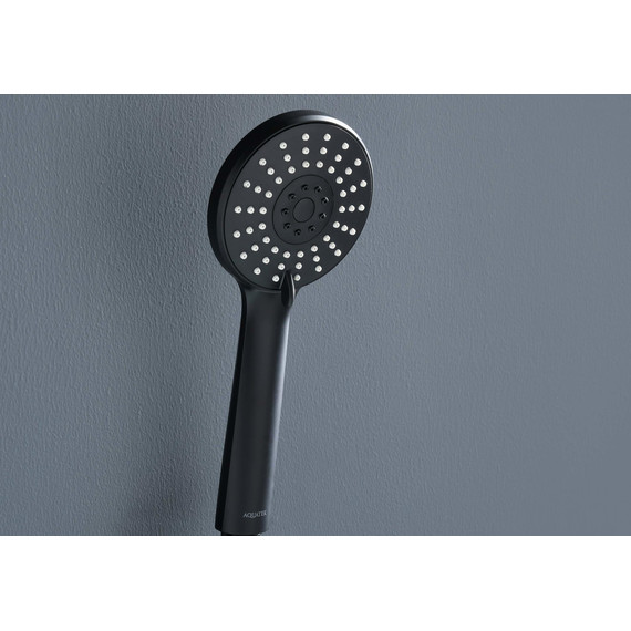 Ручной душ Aquatek Бетта AQ2009MB, чёрный матовый - фото 3