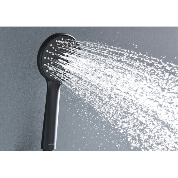 Ручной душ Aquatek Бетта AQ2009MB, чёрный матовый - фото 4