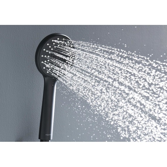 Ручной душ Aquatek Бетта AQ2009MB, чёрный матовый - фото 5