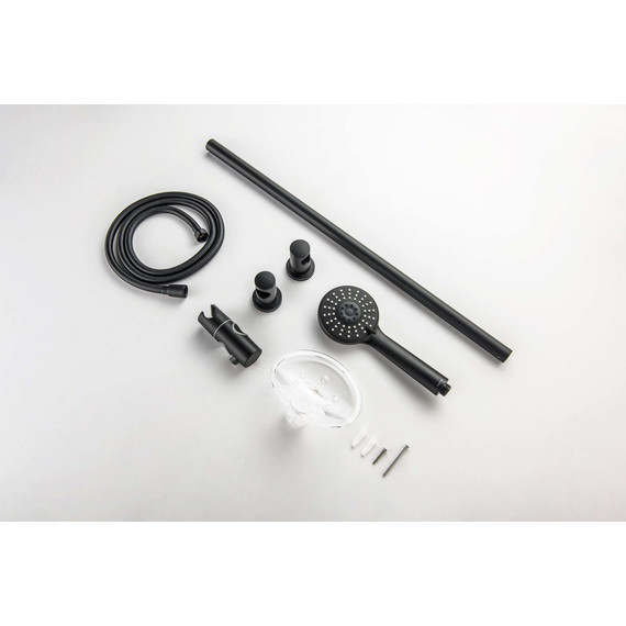 Душевой гарнитур Aquatek Бетта AQ2013MB, чёрный матовый - фото 3